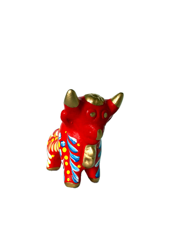 Pucará Bull – Folk Art Decor Mini
