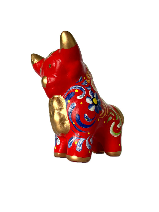 Pucará Bull – Folk Art Decor (S)