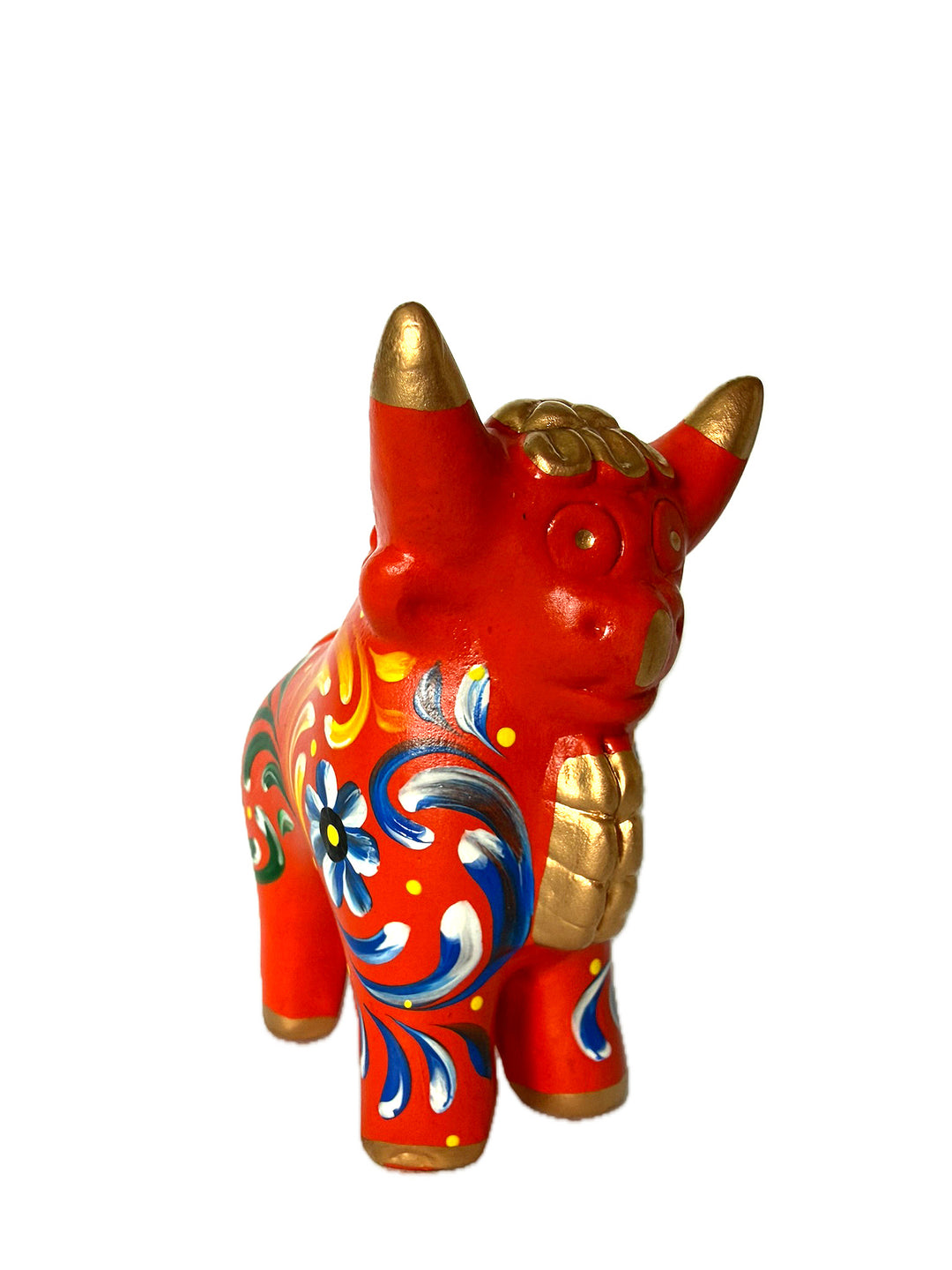 Pucará Bull – Folk Art Decor (M)