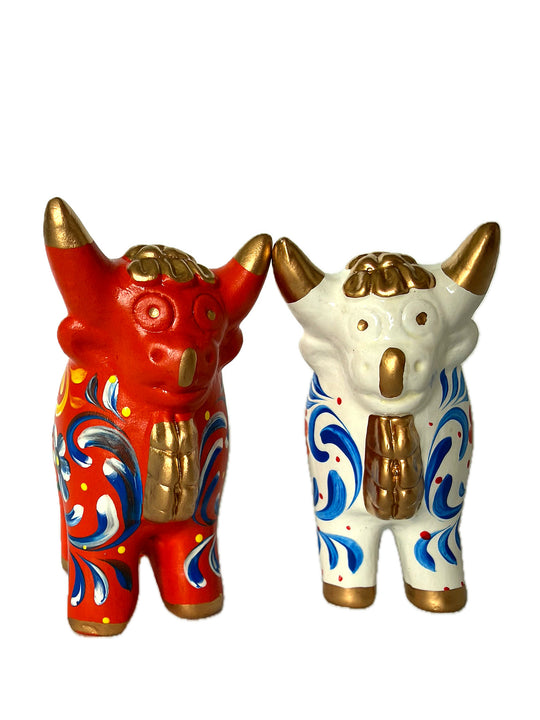 Pucará Bull – Folk Art Decor (M)