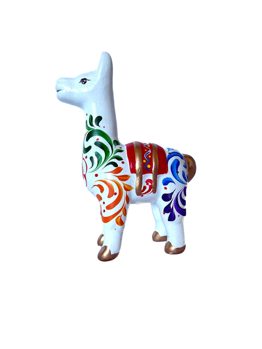Alpaca Pachamana – Folk Art Decor (L)
